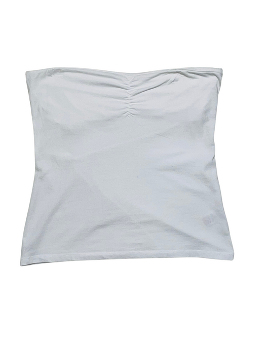WHITE BANDEAU TOP MEDIUM