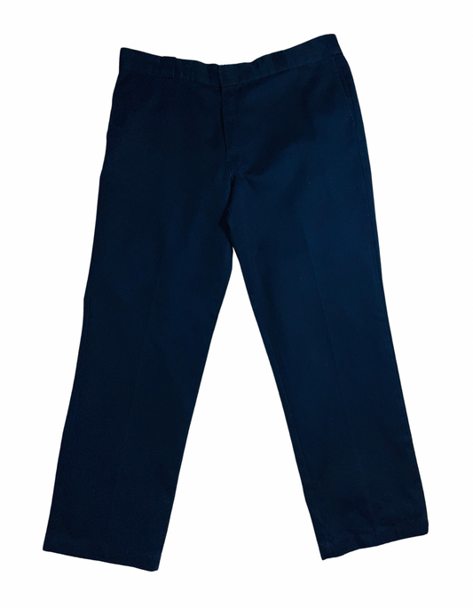 DICKIES NAVY TROUSERS (W-40”)(L-32”)