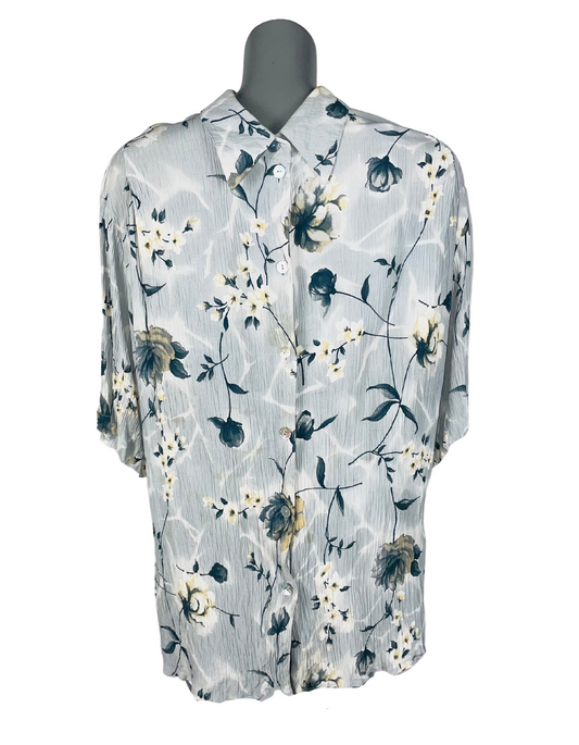 GREY KOMBI MODE BLOUSE LARGE