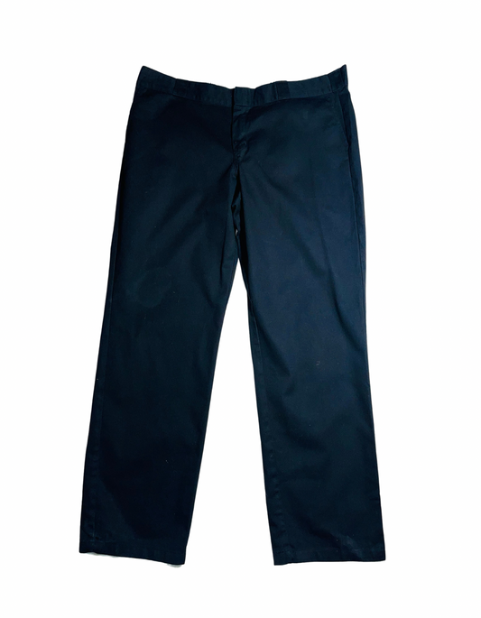 DICKIES BLACK TROUSERS (W-42)(L-33)