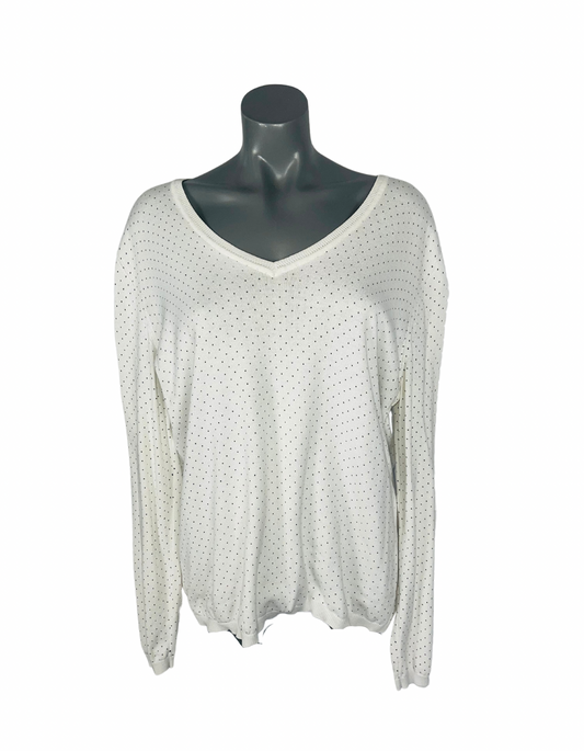 TOMMY HILFIGER CREAM SWEATER SIZE XL