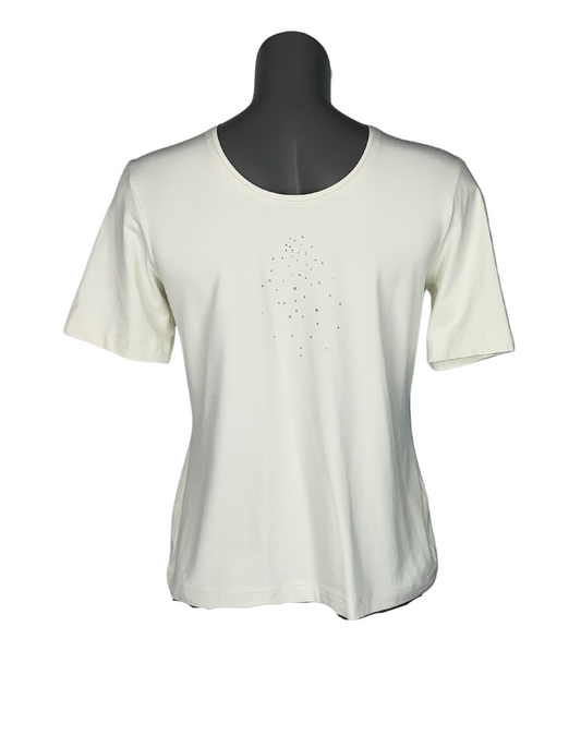 BIANCA T-SHIRT DIAMANTÉ DESIGN SMALL