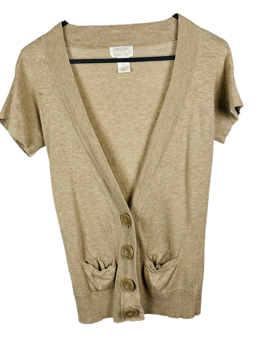 KAISELY SHORT SLEEVE CARDIGAN SMALL