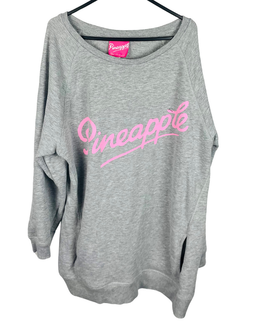 GREY PINEAPPLE SWEATSHIRT MEDIUM