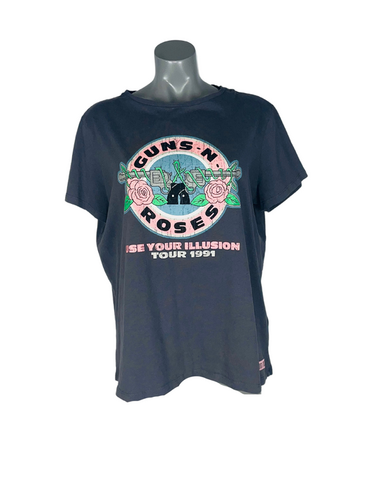 GREY GUNS N ROSES T-SHIRT SIZE 10