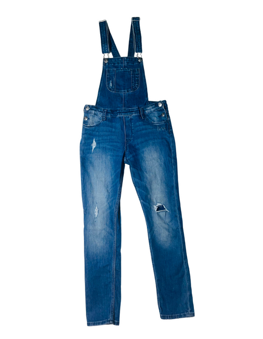 BLUE DENIM DUNGAREES W30” L26”