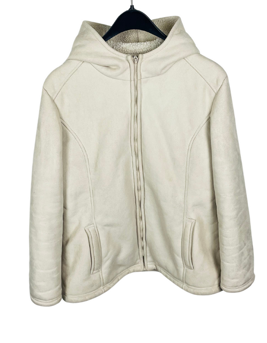 CREAM MIA HOODED JACKET MEDIUM