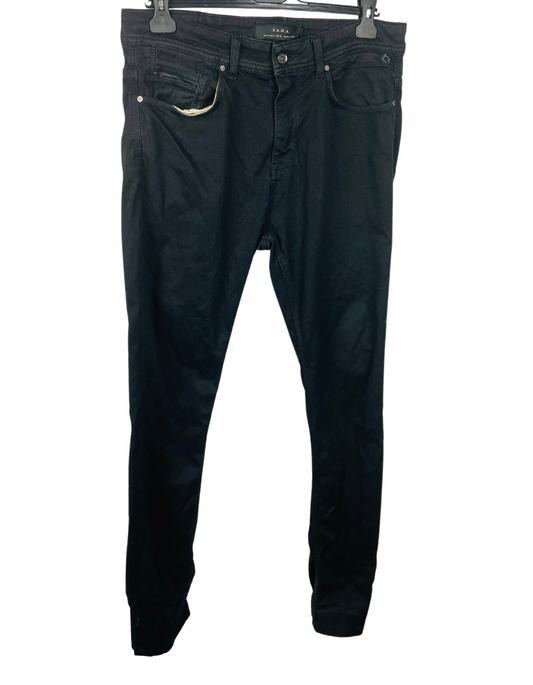 BLACK DENIM ZARA JEANS SIZE 14