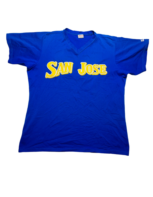 NFL BLUE SAN JOSE JERSEY XXL