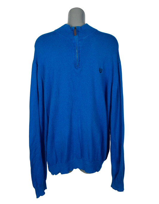 CHAPS BLUE SWEATER XL