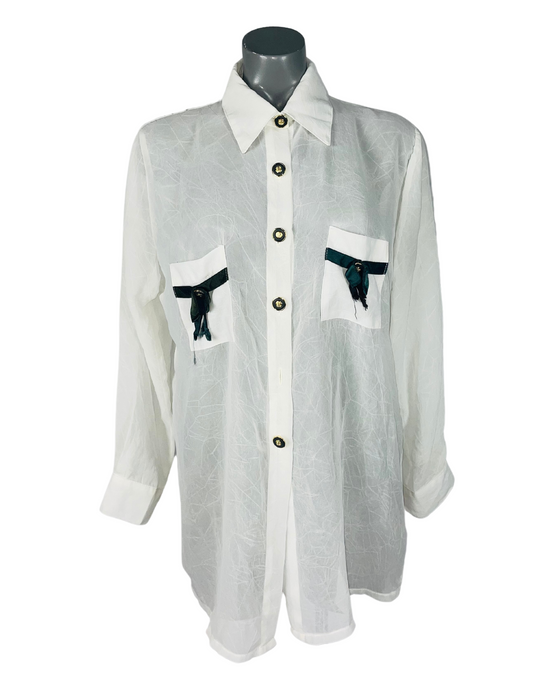 WHITE BLOUSE XL