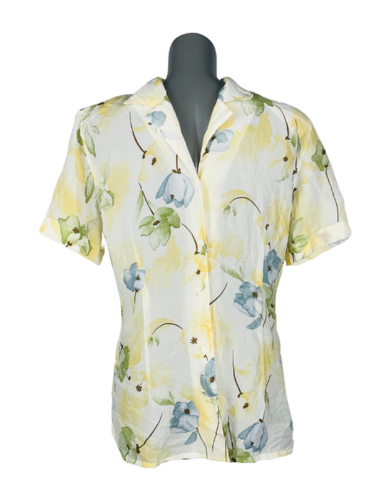 CANDA FLOWER PATTERN BLOUSE LARGE