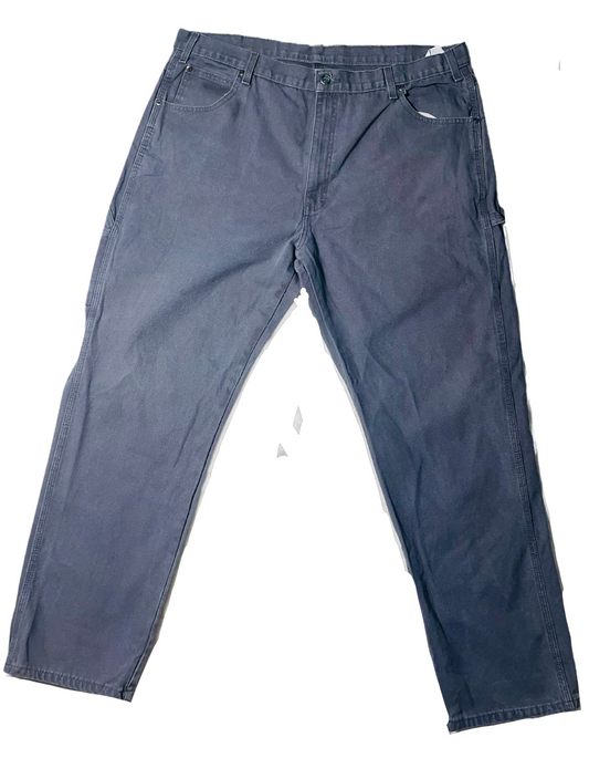 DICKIES DENIM TROUSERS GREY (W40” L32”)