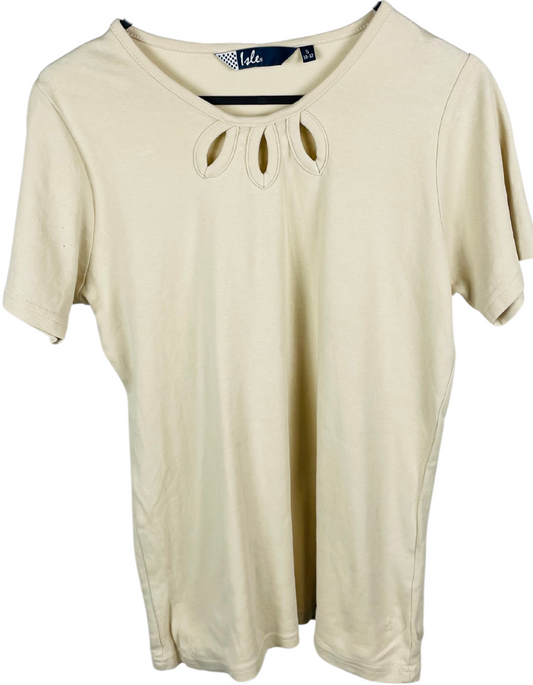 BEIGE ISLE T-SHIRT SMALL