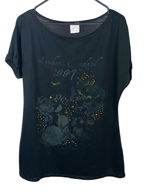 BLACK T-SHIRT SIZE 12