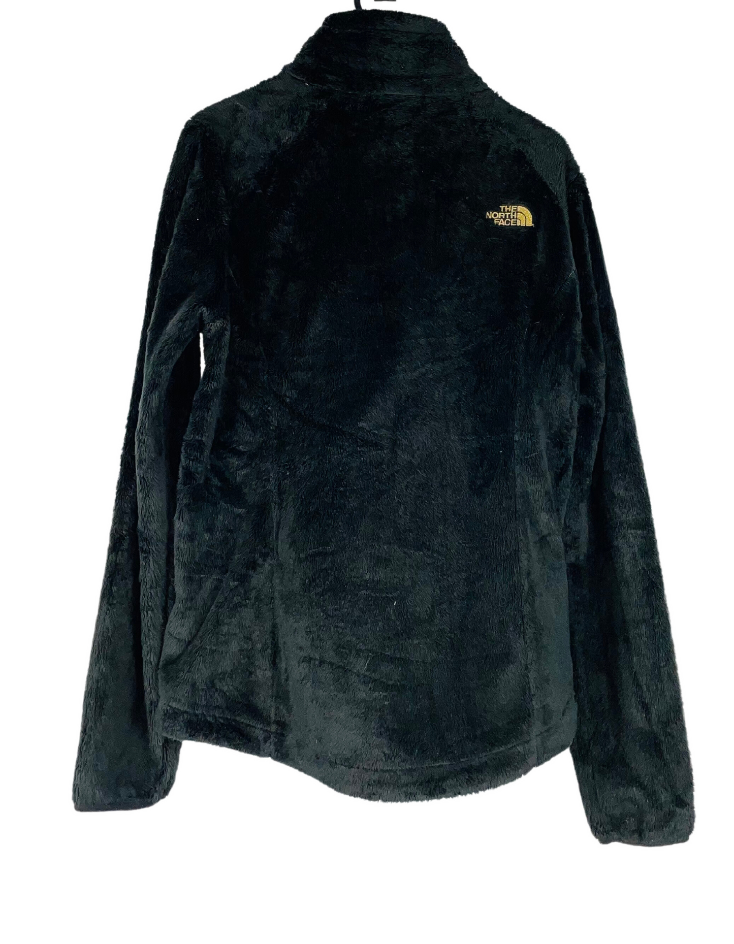 NORTH FACE FLEECE BLACK AND GOLD MEDIUM