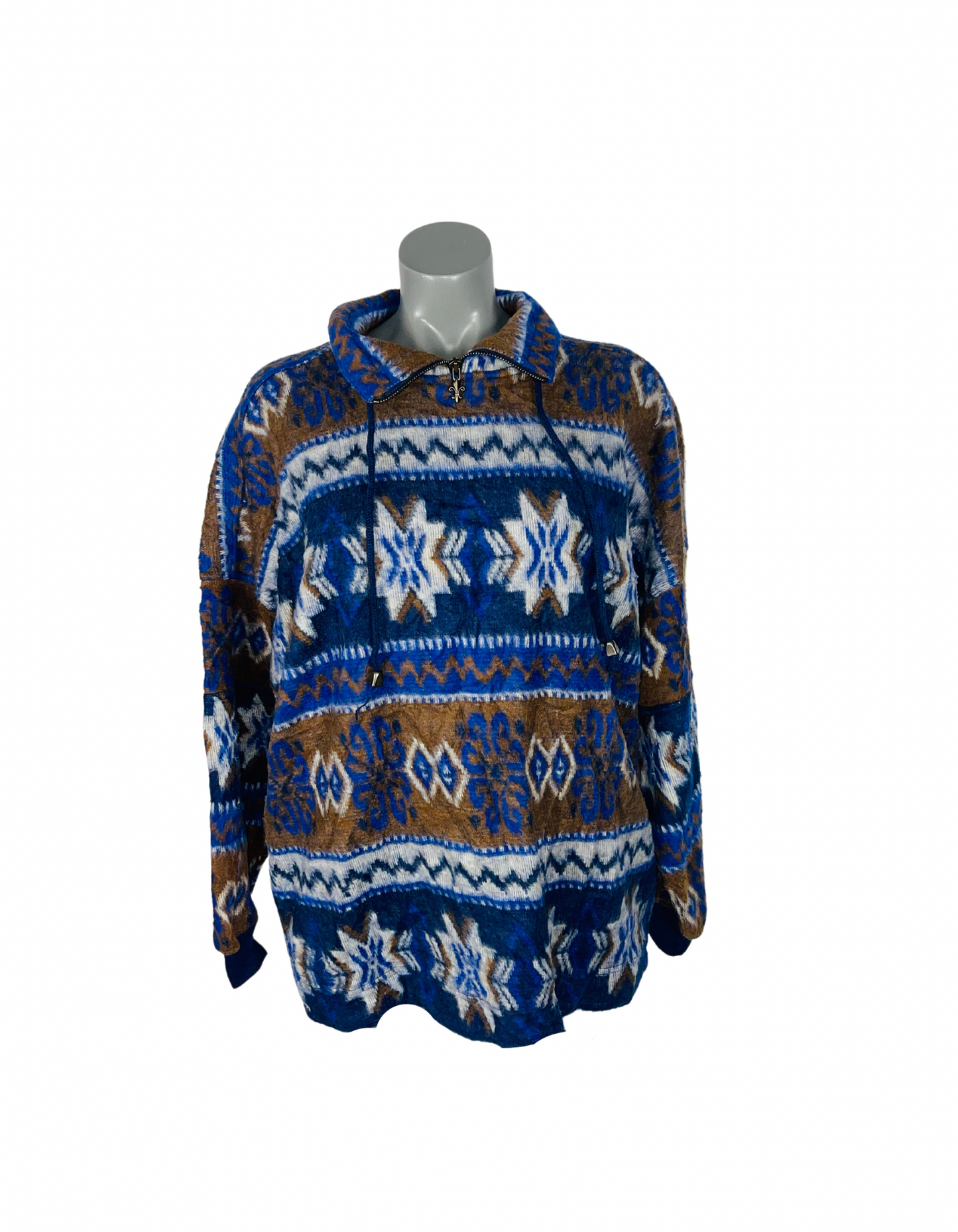 PATTERN FLEECE SIZE S