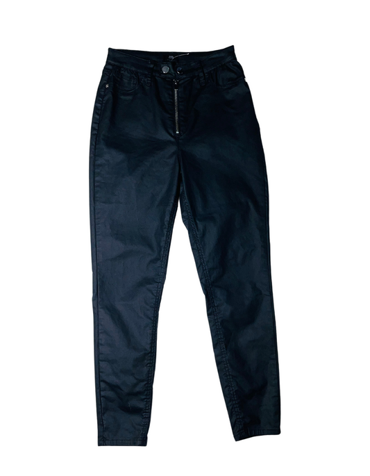 RIVER ISLAND LEATHER STYLE TROUSERS SIZE 12
