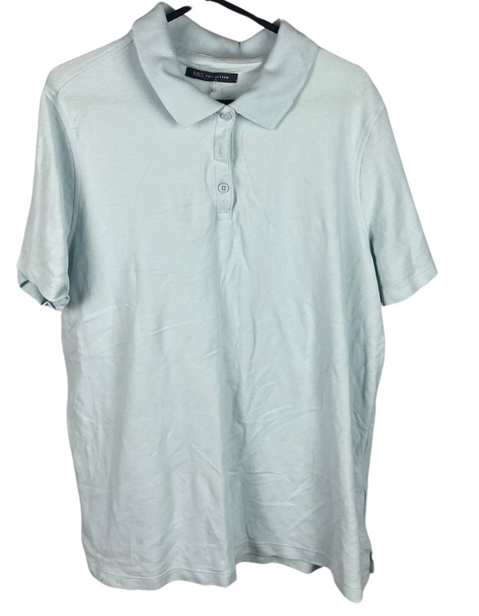 LIGHT BLUE POLO T-SHIRT SIZE 18