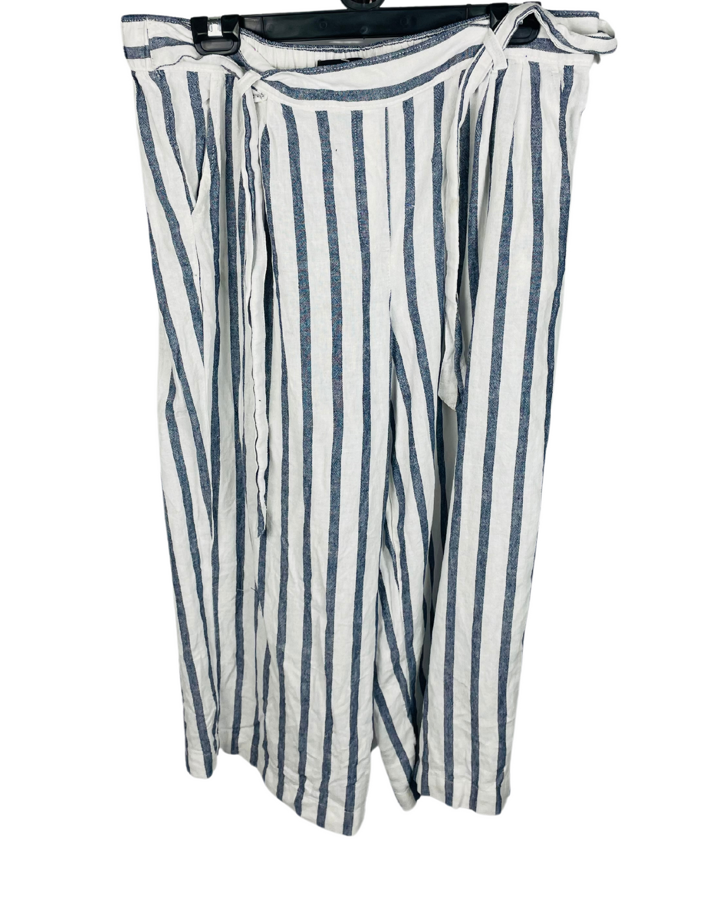 DOROTHY PERKINS STRIPE TROUSERS SIZE 16