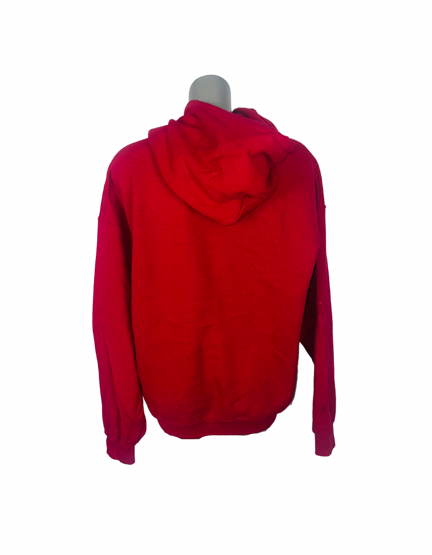 RED LOGO HOODIE SIZE L