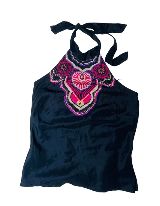 ELLE HALTER NECK TOP XS