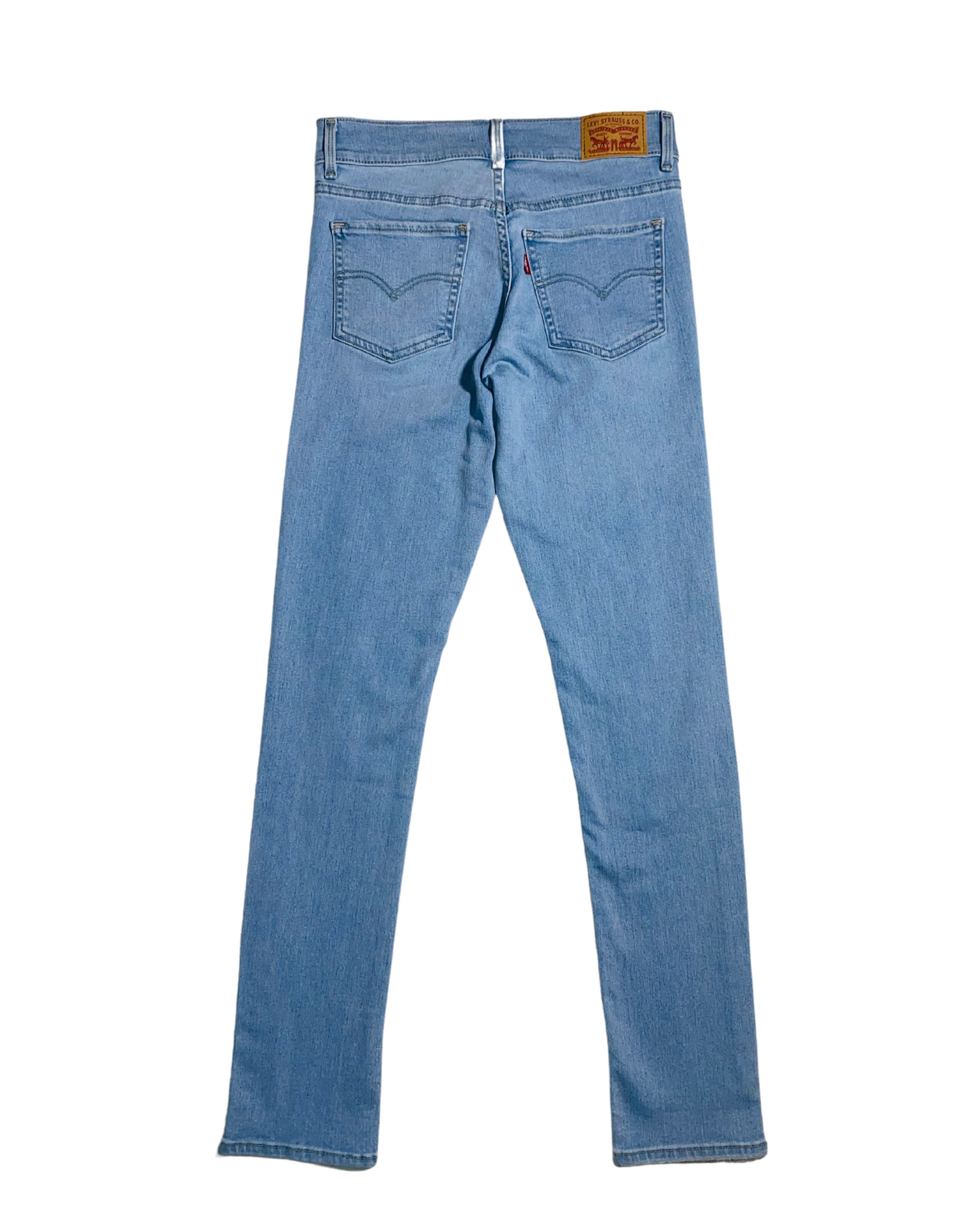 LEVIS SHAPINS SKINNY BLUE DENIM JEANS