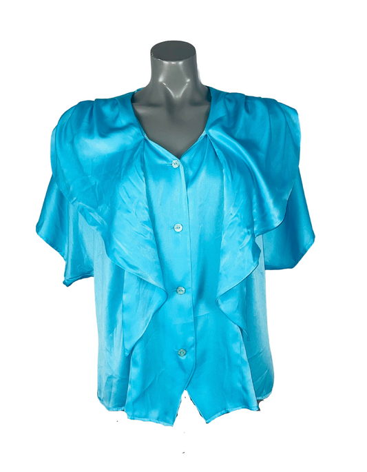 BLUE BLOUSE LARGE
