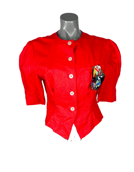 RED BLOUSE SIZE 12
