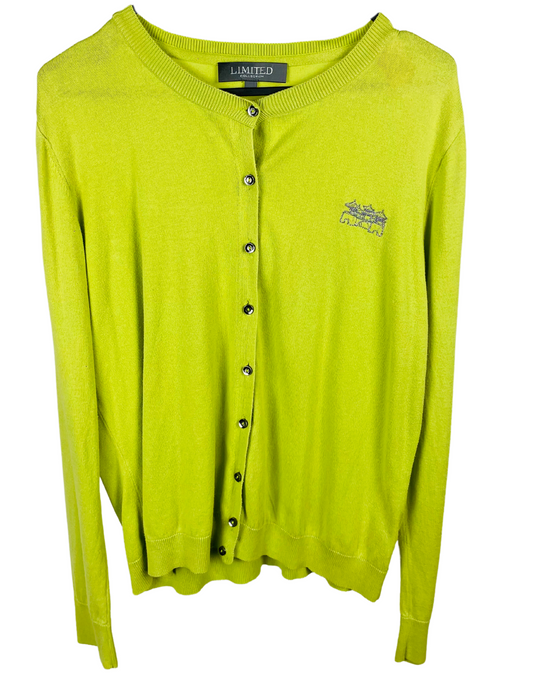 GREEN LIMITED CARDIGAN SIZE 14
