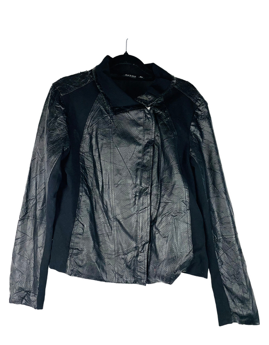 NOT LEATHER JACKET BLACK A.N.A PETITE SMALL