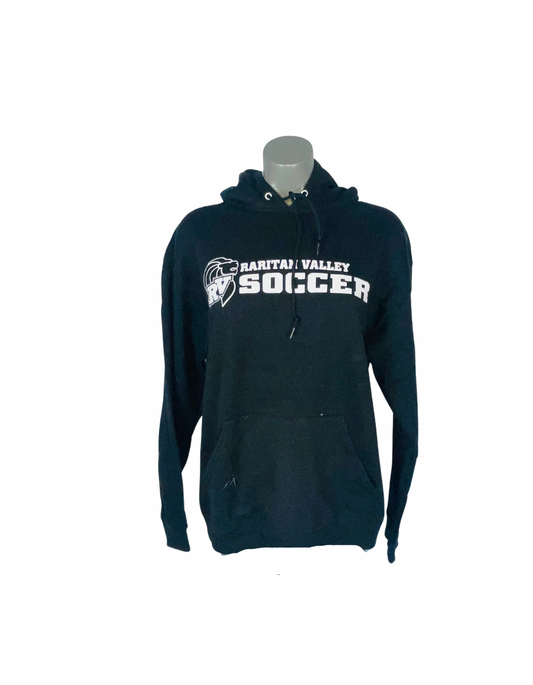 BLACK LOGO HOODIE SIZE M