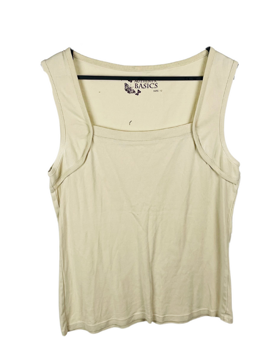 CREAM BASICS VEST SIZE 12