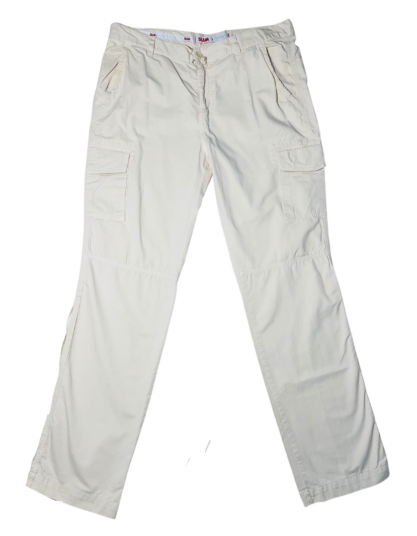 CREAM SLAM CARGOS (W38” L36”)