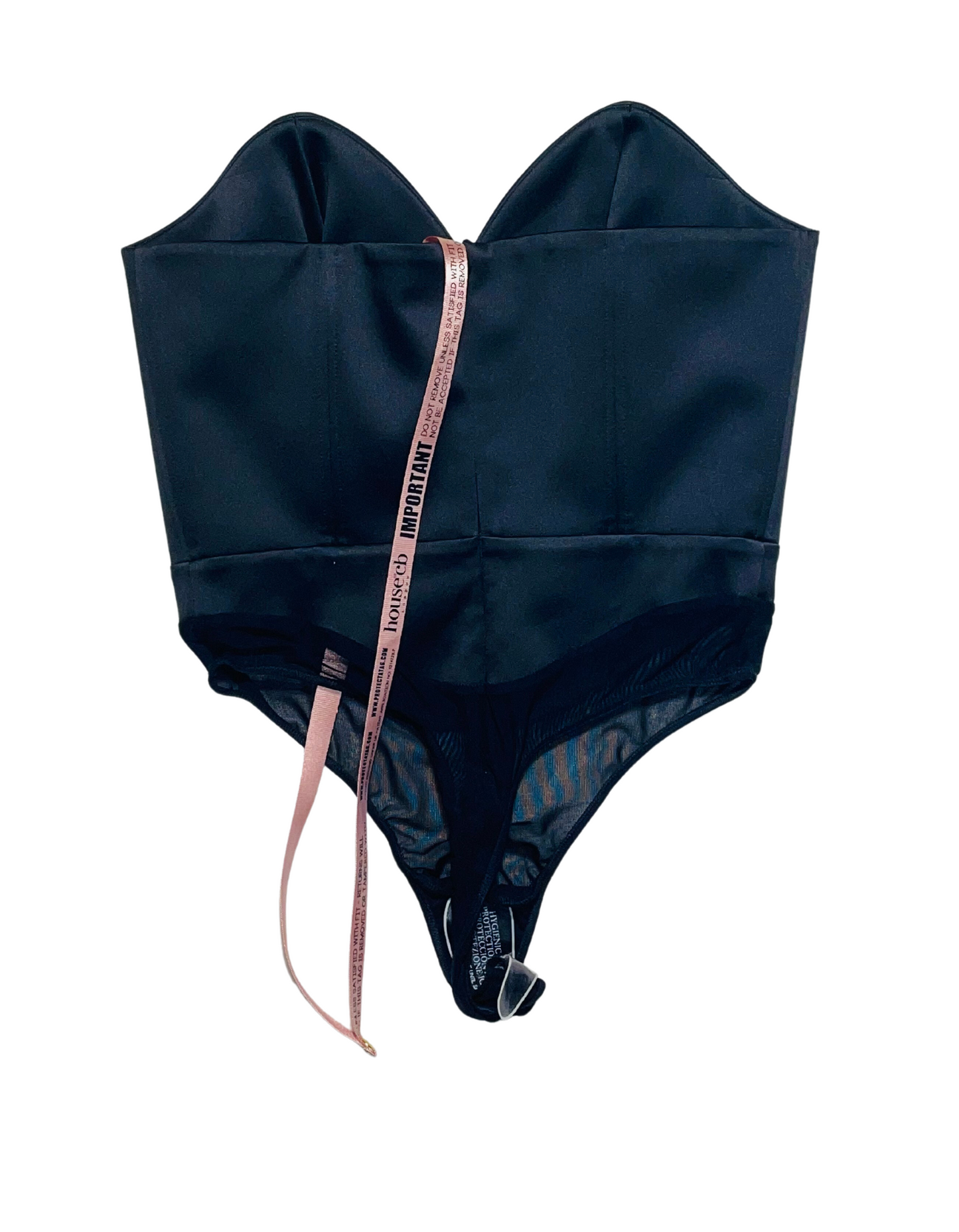 HOUSE OF CB BODYSUIT BLACK MEDIUM