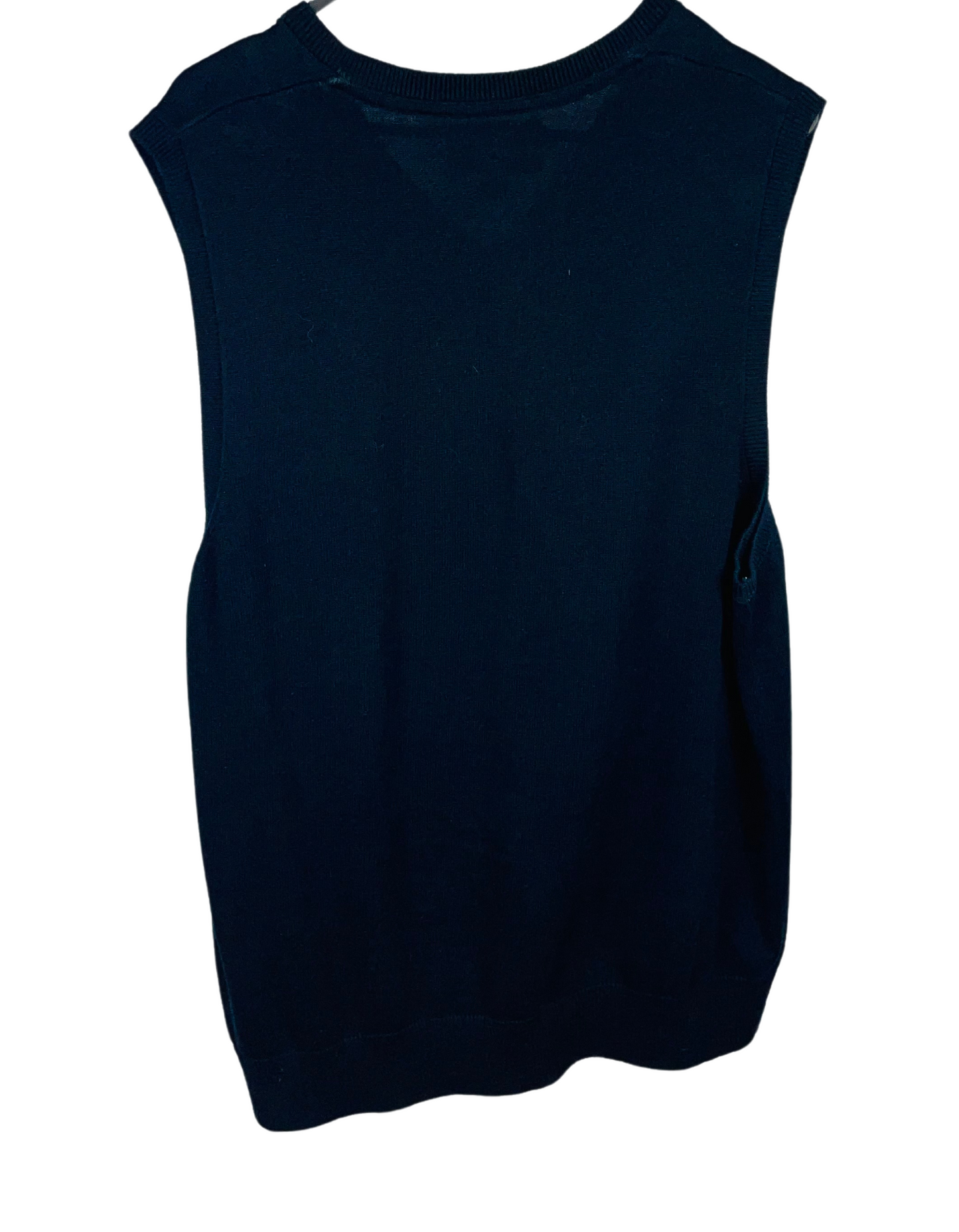 NAVY BLUE SWEATER VEST MEDIUM