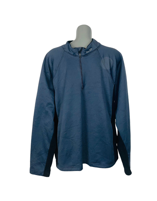 GREY CHAMPION HALF ZIP JACKET XL