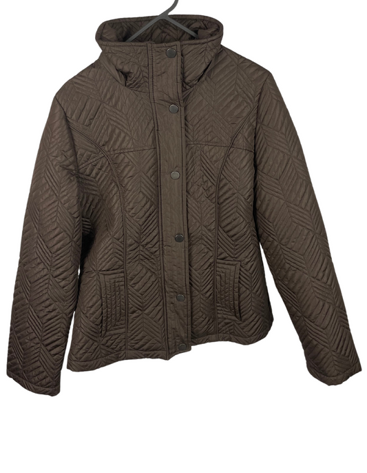 BROWN WEATHERPROOF COAT SMALL