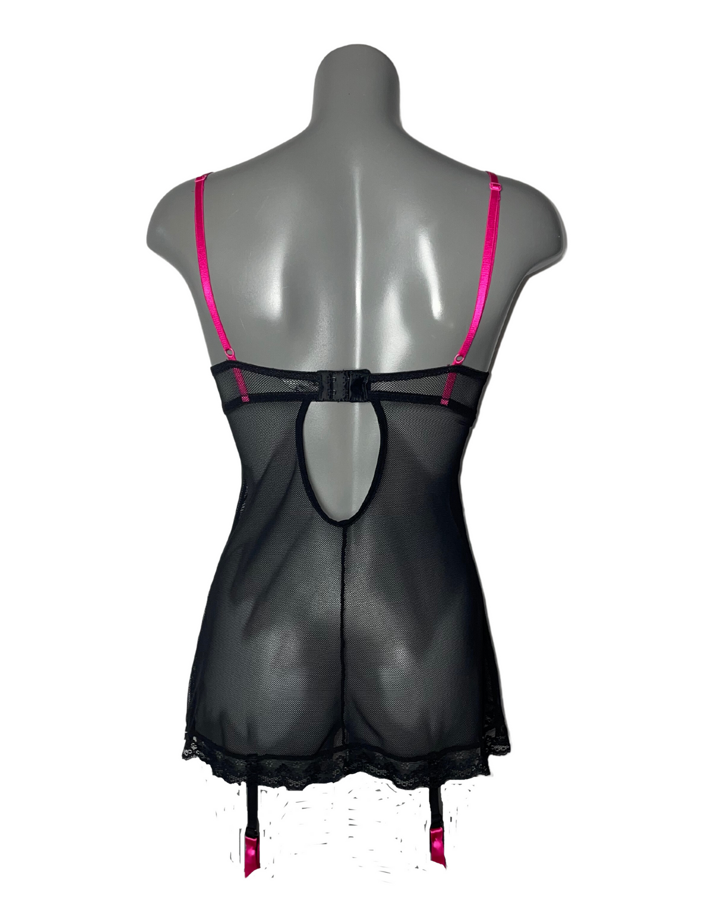 BLACK AND PINK ANN SUMMERS SIZE 34C