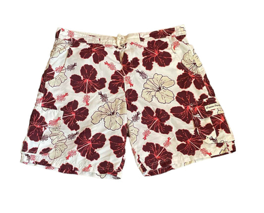 FLORAL SWIM SHORTS - M
