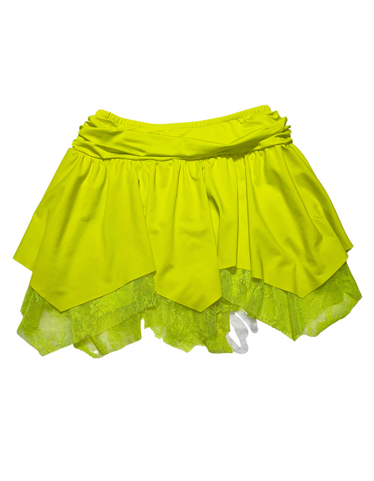 GREEN SHEIN SKIRT XS