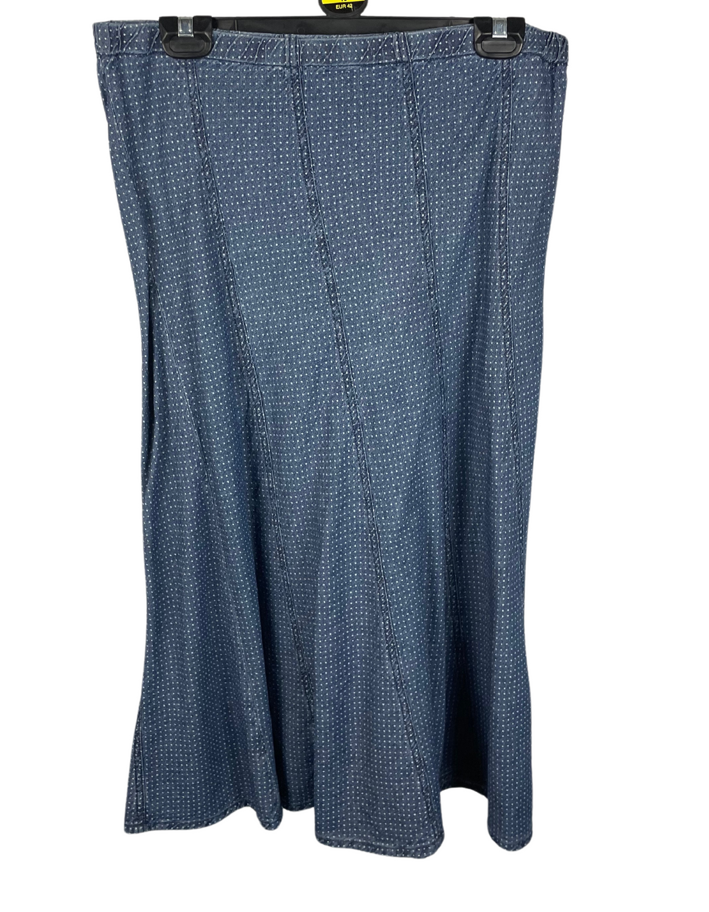 BLUE AND WHITE POLKA DOT SKIRT SIZE 14