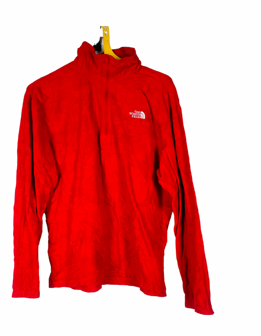 RED NORTH FACE FLEECE MEDIUM