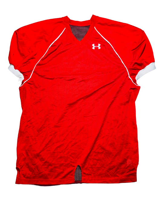 NFL RED UNDER ARMOUR JERSEY XL