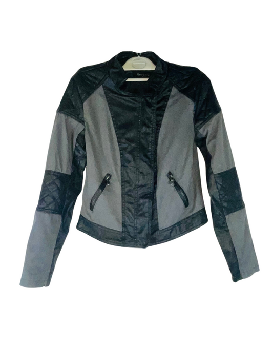 NEW LOOK LEATHER JACKET MEDIUM