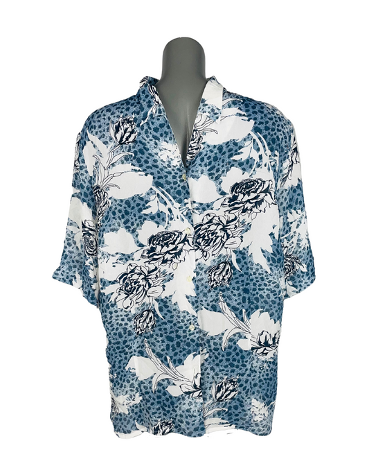 MARCONA BLUE BLOUSE XL