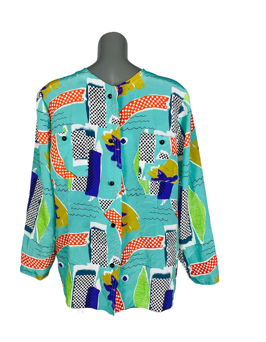 COLOURFUL BLOUSE XL