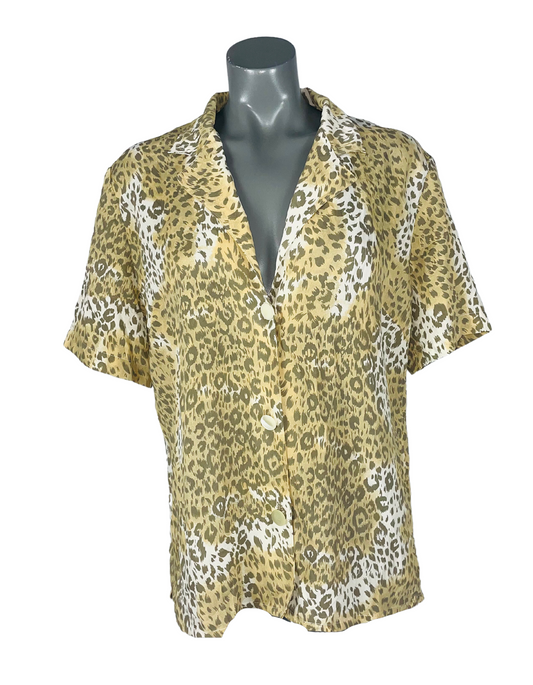 CANDA ANIMAL PRINT BLOUSE LARGE