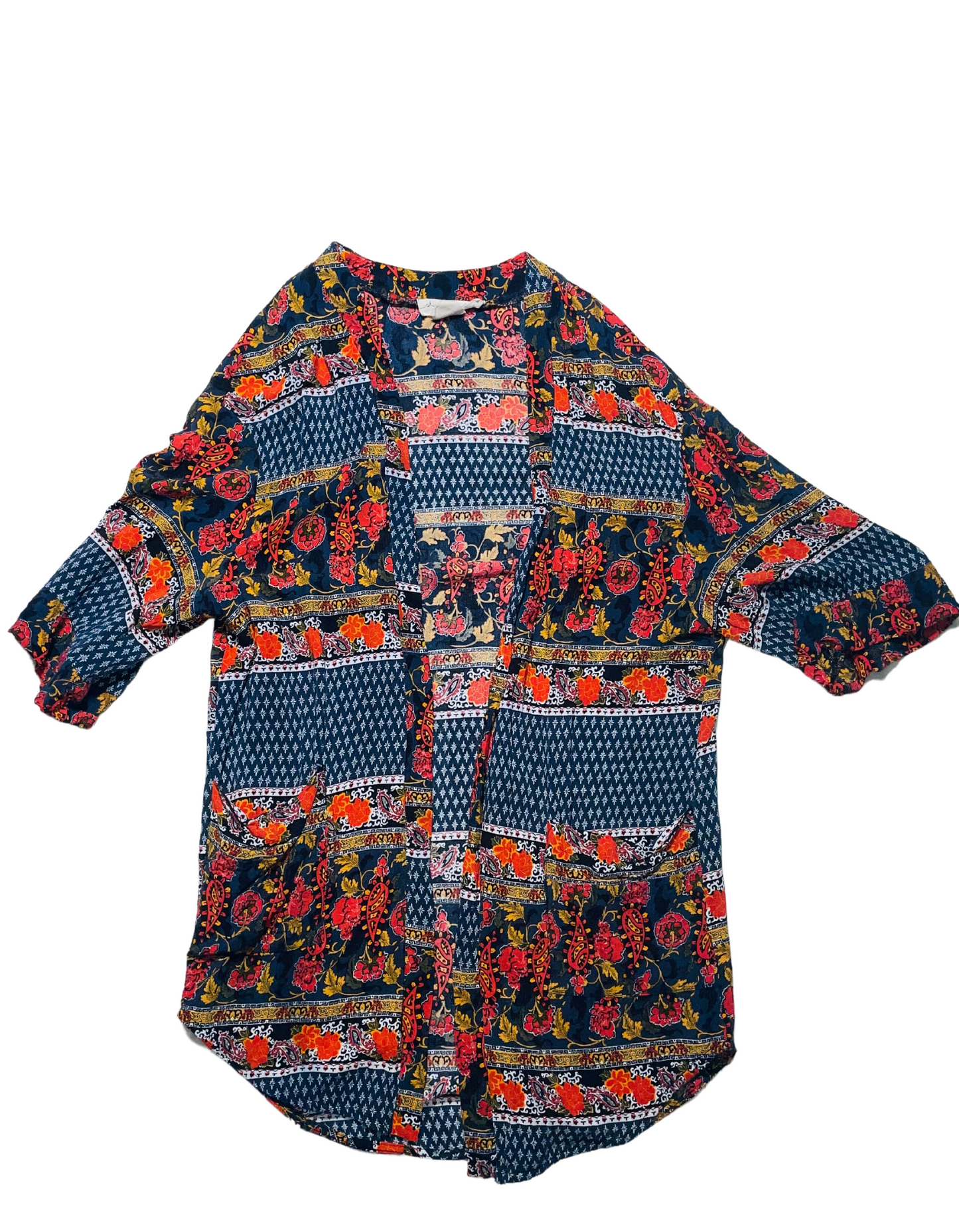 MULTI COLOURED CARDIGAN XS