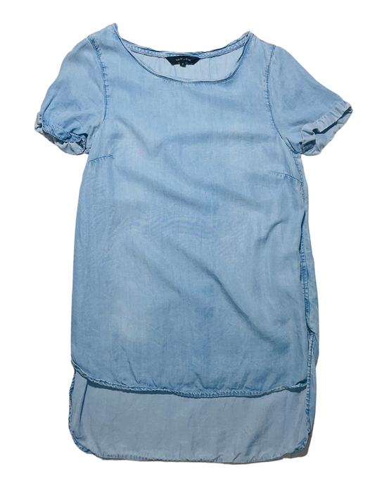 BLUE DENIM STYLE NEW LOOK DRESS SIZE 8